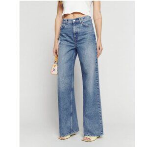 Reformation Cary High Rise Slouchy Wide Leg Jeans